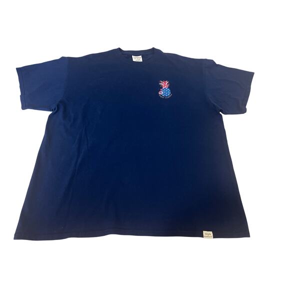 Simply Southern Patriotic Women’s Blue T Shirt Size Extra Large Pineapple Navy - Picture 3 of 6